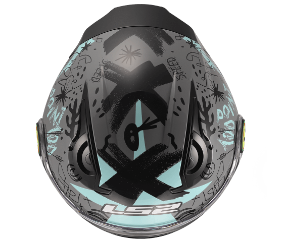 OF622 FUNNY II SCRIBBLE Grey Blue